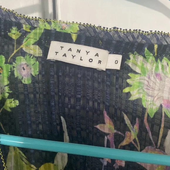 Tanya Taylor Floral Navy Dress - Picture 5 of 5